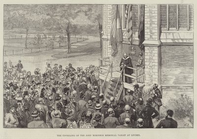 The Unveiling of the John Robinson Memorial Tablet at Leyden by Walter Paget